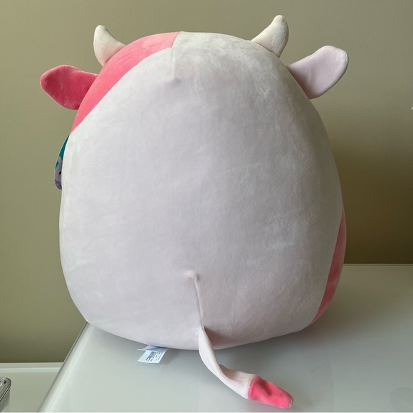 NWT Squishmallows Reshma Cow Pink 14” Squishmallow - Picture 3 of 9